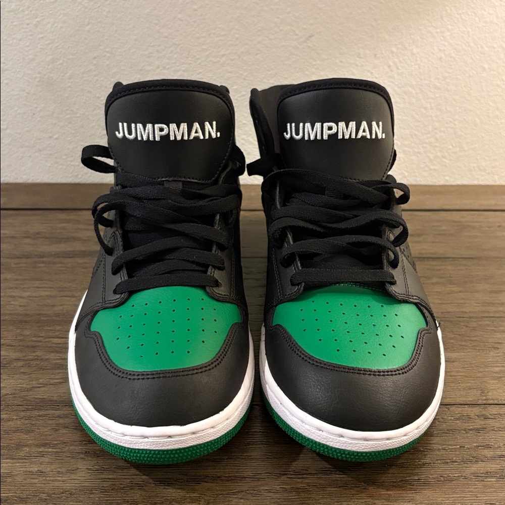 EUC Nike Air [Jordan] Access High-Top Black Verde Green Sneakers Shoes Men's 11 - Picture 6 of 12